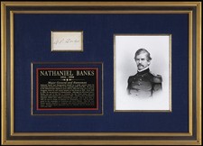 NATHANIEL P. BANKS - AUTOGRAPH picture