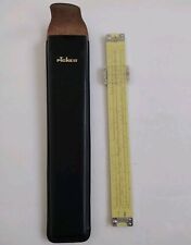 Vintage Pickett Slide Rule Model N1010-ES TRIG w/ Leather Hard Case Sheath USA  picture
