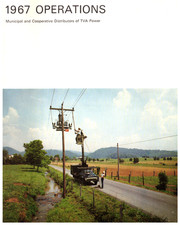 VTG 1967 TVA OPERATIONS REPORT SYSTEM MAP/RATES/FINANCIAL/POWER CAPACITY/GRAPHS picture