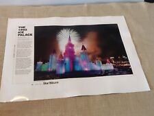 MINNEAPOLIS STAR TRIBUNE  POSTER OF ST. PAUL ICE PALACE & Story picture