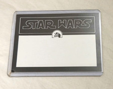 Vintage 1977 Star Wars Production Set Name Tag Blank - Ultra Rare picture