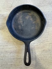 Wagner Ware Unmarked 6 1/2 Inch Cast Iron Skillet picture