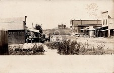 Red Rock Oklahoma Street Scene c1909 Noble Co RPPC Photo Postcard COPY picture
