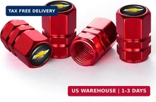 Tire Valve Stem Caps, Compatible with Chevy Series Stem Cap Universal Car Air Co picture