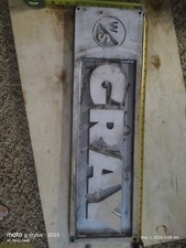 W.S. Gray Cnc Machine heavy thick Sign picture