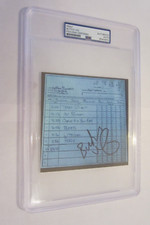 Butch Vig produced Nirvana Nevermind signed autographed 5x5 photo PSA authentic picture