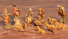 Vintage Fontanini Italy PF Christmas Nativity 12-pc Set Hard Plastic EC 3-4.5“ picture
