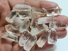 Beautiful Raw Crystal Quartz 17 Pcs Lot Size 20-25 MM Loose Gemstone For Jewelry picture