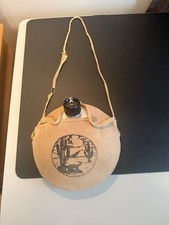 Vintage Aluminun Southwest Cactus Canteen BSA picture