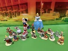 16 Pieces of Vintage The Disney Collection Porcelain Figurines 1987 & 1988 picture