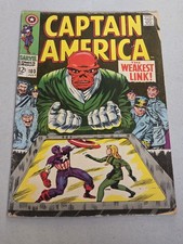 Marvel Comics - Captain America - #103 - The Weakest Link - S. Lee/J. Kirby 1968 picture