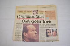 1995 October 3 OJ Simpson Acquitted Vintage Newspaper Commercial News Danville picture