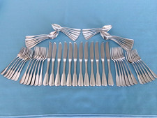 ONEIDA PLYMOUTH ROCK STAINLESS 59 pc. FLATWARE SET for 12 - minus a teaspoon picture