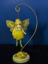 Cicely Mary Barker Columbine FAIRY Ornament Flower Fairy Buttercup W/stand picture