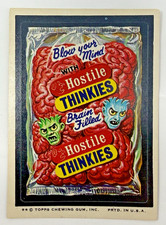 1974 Topps Wacky Packages Series 8 Hostile Thinkies  Tan Back #NNO 2 Star ** picture