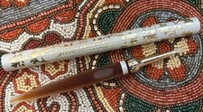 Avon Perfume Quill - Scent With Love - Birds of Paradise -Vintage - Glass - Pen picture