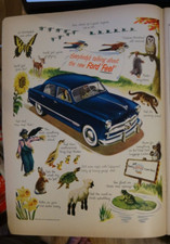 1949 Ford: Everybodys Talking About the New Ford Feel Vintage Print Magazine Ad picture