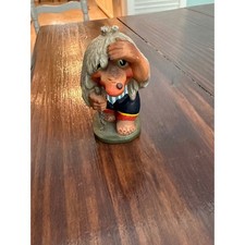 Vintage Henning Norway Troll Figurine Hand Finished Folklore Collectible 4 Inch picture