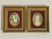A Cameo Creation Pair: Mrs Hamilton & Mme Lambert de Morigney in 5.5-inch frames picture