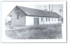 c1960's Salem South Dakota SD Vintage Train Depot Station RPPC Photo Postcard picture