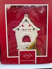 Lennox China Name Brand Christmas Ornaments, many with a year from the 2000's. picture