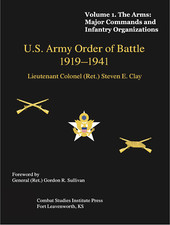 2,654 Page U.S. Army Order Of Battle 1919-1941: Volumes 1 - 4 on Data CD picture