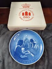 Vtg 1971 Bing & Grondahl Copenhagen Porcelain Christmas Plate In Box, Jule After picture