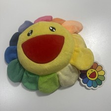 Takashi Murakami Kuta Kuta flower Rainbow Cushion New With tags 30cm 12 Inches. picture
