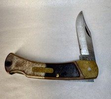 Vintage Schrade Old Timer 60T Flat Blade Lock-Back Folding Pocket Knife USA picture