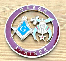 Mason Shriner Cut Out Car Emblem picture