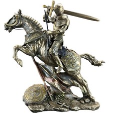 GREAT MOUNTED KNIGHT WITH SWORD AND SHIELD VERONESE (WU73737A4) picture