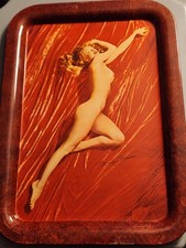 Marilyn Monroe Red Velvet Tray - Lightly Used picture