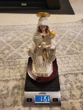 VINTAGE VIRGIN MARY MUSIC PLAYER STATUE EXTREMELY NICE picture