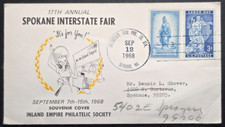 1968 Spokane Interstate Fair Souvenir Cover w/ Insert & Envelope picture