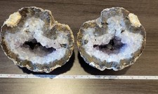 Large 2.5 lb Las Choyas Geode with Amethyst and Hematite picture