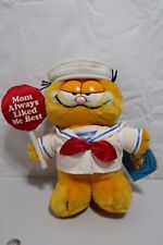 Dakin Garfield Sailor Cat MOM ALWAYS LIKED ME BEST Vintage Plush w/ Tags picture