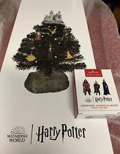 Hallmark Harry Potter The Wizarding World Mini Miniature Tree Set w/ 9 Ornaments picture