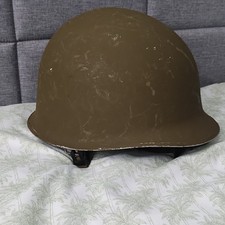 COLD WAR 🇦🇹 Austrian Bundesheer M1 Helmet🪖 OD w/ chinstrap picture