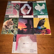 Vintage 1974 Cats Magazine Lot of 7 Plus 1972 Bonus Issue Retro Ephemera picture
