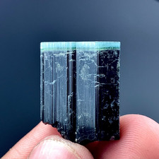 63 Carat Blue Cap and Green Cap Tourmaline Crystal Specimen From Afghanistan picture