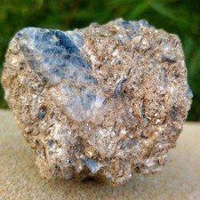 217 gram Blue Corundum Sapphire  in Phlogopite_natural specimen from Afghanistan picture