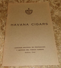 vintage havana cigars promo booklet new picture