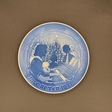 1971 Bing & Grøndahl Juleaften Christmas Plate – WITH ORIGINAL BOX - Ceramic picture