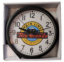 HO & N & Z scale Rio Grande Railroad Train Wall Clock #2 picture