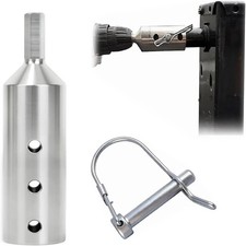 Trailer Jack Drill Adapter for 1 Inch Drive Shaft, 3/8