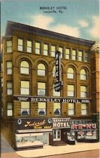 Louisville KY Berkeley Hotel Federal Bake Shop Re-Nu Kentucky Linen postcard HQ1 picture