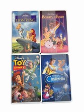 Disney Classic VHS Boxed Silk Touch Throw Blanket Set of 4 Lion King Toy Story picture