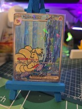 Custom Fanart Pokémon Ninetails Cracked Ice Holo 121/86 picture