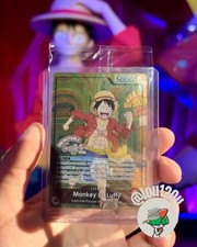 Monkey D Luffy op13-001 Grévin promo sealed One Piece card game picture
