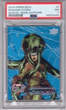 MADAME HYDRA 2016 UPPER DECK UD MARVEL GEMS SAPPHIRE #24/25 PSA 7 **POP 2** #9 picture